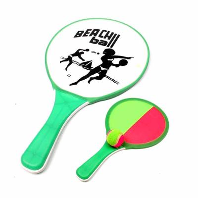 China Eco-friendly Hot Selling Professional Kids\Adult Beach Tennis Rackets Set Beach Paddle Ball Racket Plastic Racket for sale