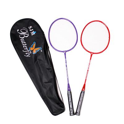 China Sport Playing Racket Wholesale Professional Manufacturer Outdoor Games Price OEM Badminton Rackets Top Set for sale