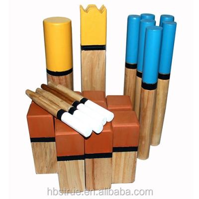 China 2019 Eco - Friendly Funny Outdoor And Indoor Kubb Play Sets / Cheap Kubb Play for sale