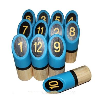 China 2019 Custom Color And Size Eco - Friendly Garden Kubb Games Set Wooden Kubb Outdoor Game for sale