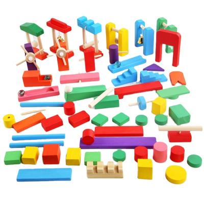 China 18 sets of colorful dominoes wooden organ dominoes game for sale