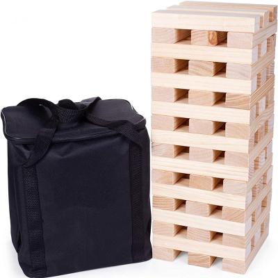 China Wholesale/Outdoor Wooden Game Building Toy Indoor Use Stacking Tower Classic Tumble Tower Blocks Tumble Tower Game for sale