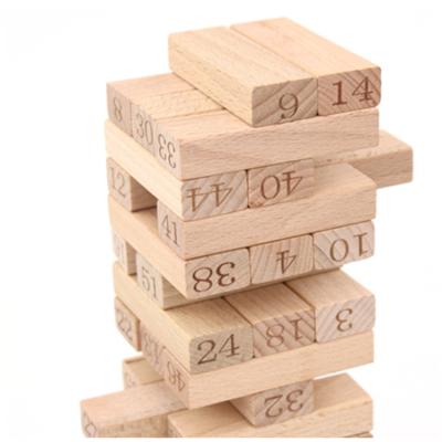 China 54 Hot Selling High Quality Wooden Blocks Eco-friendly Material for sale