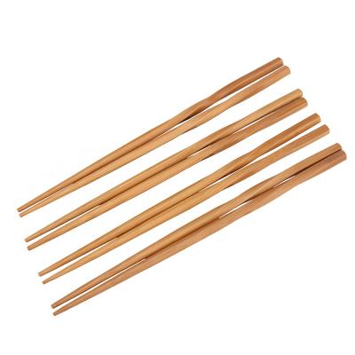 China Sustainable Commercial wholesale 24cm carbonized bamboo chopsticks reusable twist chopsticks for sale