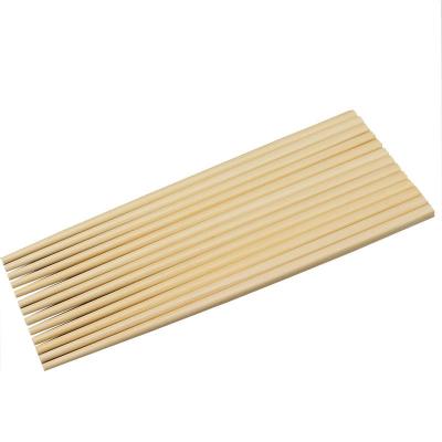 China Sustainable Mouldproof natural color paint chopsticks Restaurant lettering 24cm bamboo chopsticks for sale