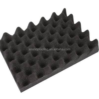 China Highly Effective Sound Absorption 50mm Waves Sound Absorbing Sponge Foam For Piano Room, Multimedia Room, Studio, Generator, Acoustic Lab i.e. for sale