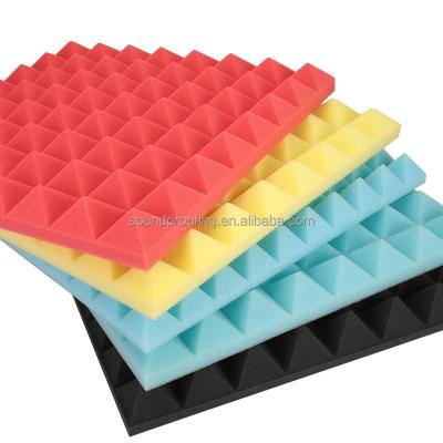 China Poly urthane factory price pyramid shape studio foam rubber acoustic for sale