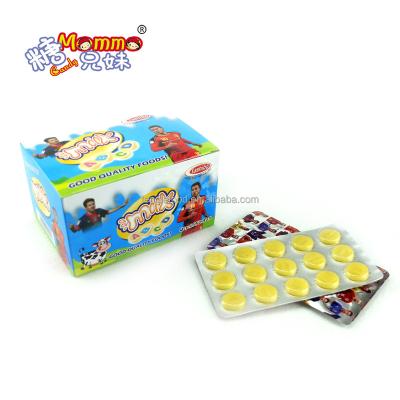 China MC-003 Football Design Natural Milk Powder Tablet Candy for sale