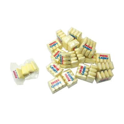 China Natural 4piece Press Cow Milk Sweet Milk Candy Chewy Milk Tablet Candy for sale