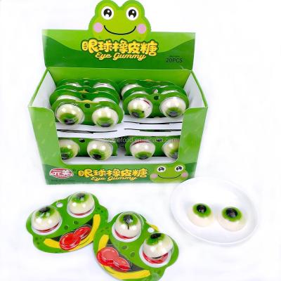 China Normal Wholesale Bulk Candy & Candies Toys Frog Eyeball Shape Gummy Candy For Kids for sale