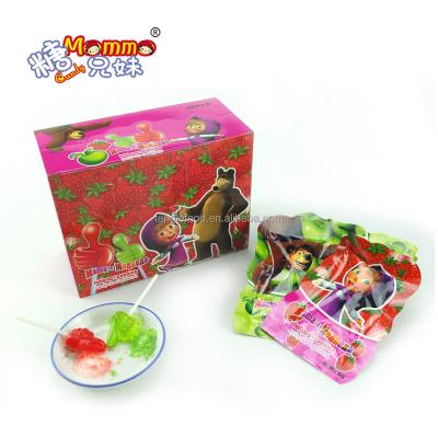 China PC-002 Masha Natural Lollipop with Popping Candy for sale