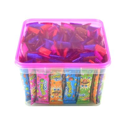 China PC-008 Normal Plastic Box Packed Flavor Magic Rock Fruit Pop Candy Pop Rocks Candy for sale