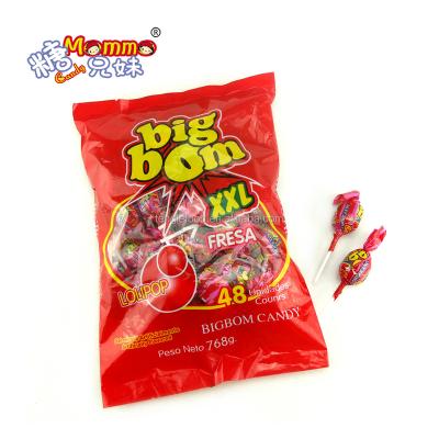 China LP-010 Big Natural Bom Candy Pin Pop Lollipop for sale