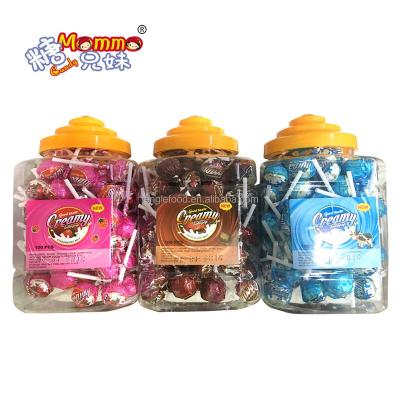 China LP-020 11g natural fruit flavor yogueta lollipop for sale