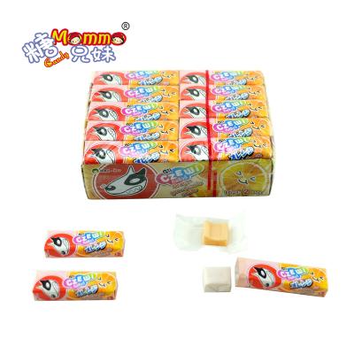 China Full size box packing orange sweet fruity sweet swiss flavor sugus chewy candy for sale