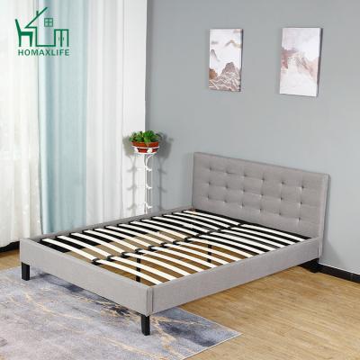 China Balanced headbord& Hotel Furniture Footboard Free Sample Set Super King Single Bed for sale