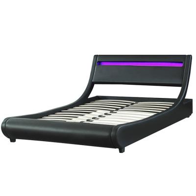 China Free Sample Decked Cradle Models Latest Designs Double Bed With Box for sale