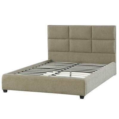 China Free Sample Tufted Luxury Semi Double Size Bed With Storage for sale