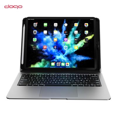 China Anti-ghosting Aluminum Macbook Touchpad Keyboard Case For iPad Pro Pencil 2018/2020/2021with Stand Backlight for sale