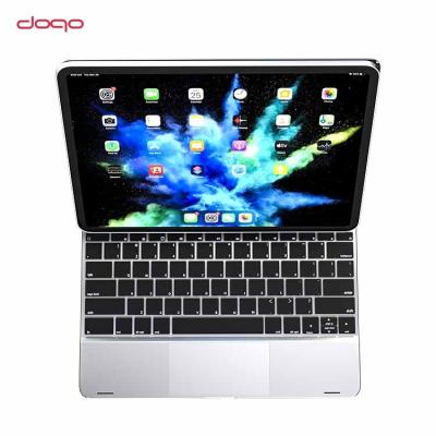 China Anti-ghosting 360 Screen Rotation Aluminum Keyboard Case For Apple iPad Pro 12.9inch With Trackpad Multi-angle Viewing for sale