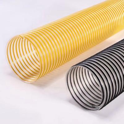 China Industry Reinforced Wear Resistant Pipe For Hygiene Cleaners PU Pipe Smooth Inner Wall Abransion Highly Proof Pipe for sale