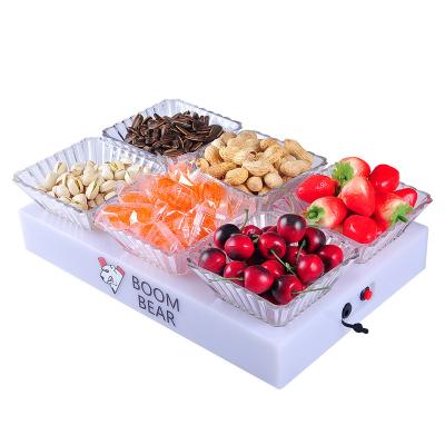 China Viable Modern Creative European Style New Fruit Tray Hot Selling Clear Fruit Tray for sale