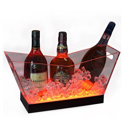 China Sustainable Fashion Led Ice Bucket Champagne Vintage Cheap Ice Bucket New Ice Bucket for sale