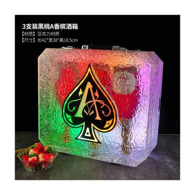 China Sustainable Popular Red Wine Case For Modern Nightclub Wine Showcase Fine Wine Collection Case for sale