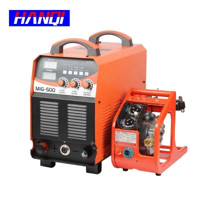 China Building Material Shops Hot Sales Welding Qi MIG 500 MIG Magnetic Welding Machine Portable MIG Welding Machine for sale