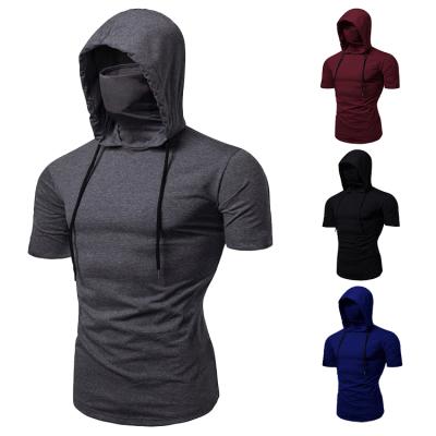 China Breathable Slim Hoodie Men's Casual Gym Long Sleeve Hoodies With Masked Skull Sweatshirt Tops for sale