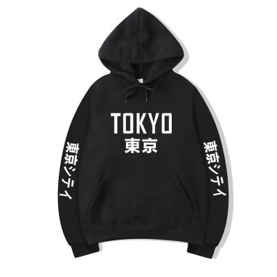 China Dropshipping Breathable Japanese Hip Hop Hoody Harajuku Tokyo Printing Men Women Casual Pullover Sweatshirts 2020 Fashion Hot Hoodies for sale