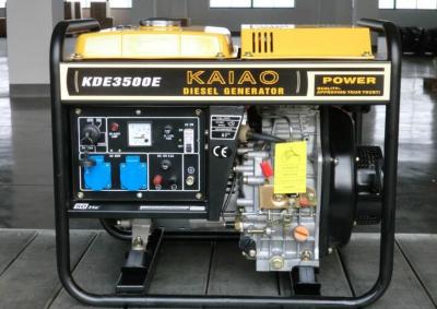 China 3kva offener Rahmen Einzylinder Dieselgenerator mit vertikaler direkter Einspritzung zu verkaufen