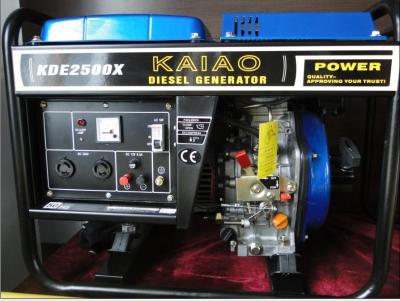 China Professional Open Frame 2kva Diesel Generator 3000rpm For Oil Field / Factory for sale