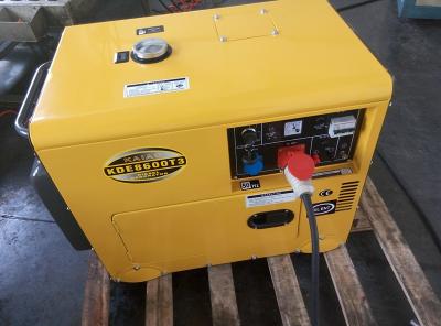 China Custom 7KVA 3 Phase Small Diesel Generators , Small Quiet Diesel Generator for sale