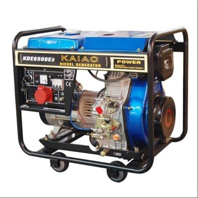 China 5KVA Air Cooled Diesel Generator Set With 3000/3600rpm Engine Speed Rpm for sale