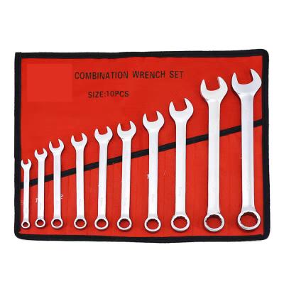 China 6 8 10 12 14 Pcs Carbon Steel Combination Ratchet Wrench Tool Kit High Quality Open End Wrench Repair for sale