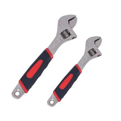 China Repairing Open End Hand Tool High Quality Multi Functional Socket Set Universal Adjustable Spanner Wrench With Rubber Hand Grip for sale