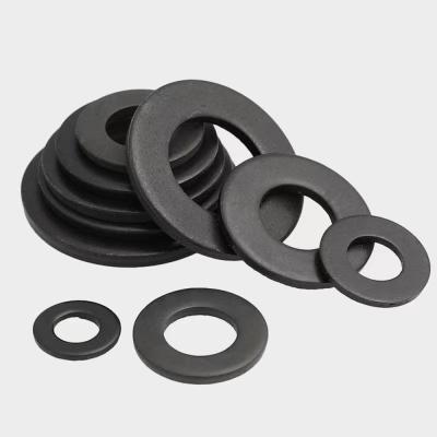 China High Quality Split 304 Carbon Black Round Flat Ring Metal Stainless Steel Screw Joint Plain Gasket for sale