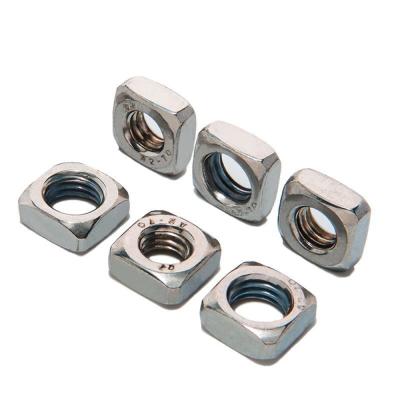 China High Quality Heavy Industry 304 Stainless Steel Connecting Square Block Nut M4 Square Fastener Cheap Square Nut for sale