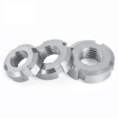 China Heavy Industry 304 High Quality Cross Finger Slotted Nut M8 Round Stainless Steel Handy Round Slotted Nuts With Reasonable Price for sale