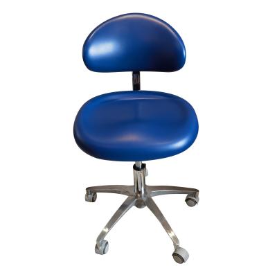 China Metal Hospital Clinic Armrest Physician Stool Dentist Stool Auxiliary Working Dental Chair for sale