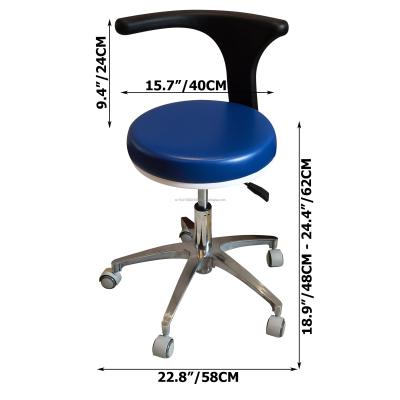 China Hot Selling Modern Hospital Furniture Chair Medical Dental Dentist Assistant Doctor Stool With Adjustable Height for sale