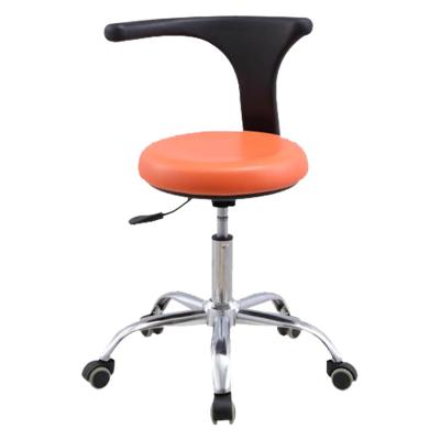 China OEM Modern Silent Caster Armrest Medical Choker Stool Dental PU Stool Parts for sale