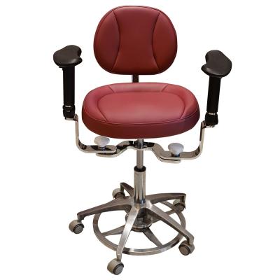 China Modern Dental Doctor Assistant Nurse Stool Clinic Hospital Microscope Stool Dentist Operating Stool Chair for sale