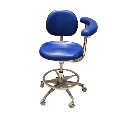 China Metal Clinic Armrest Opearator Equipment Unit Doctor Dentist Chair Surgical Auxiliary Dental Stool for sale