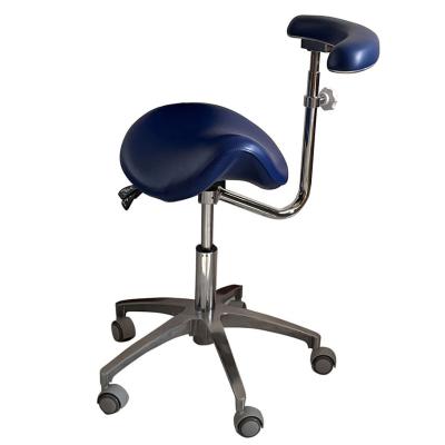 China Metal Clinic Armrest Equipment Unit Dental Doctor Dentist Surgical Auxiliary SADDLE Chair Stool for sale