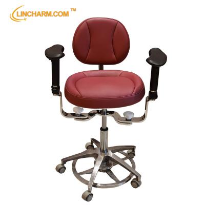 China Dental Equipment Modern Unit Operator Doctor Dentist Clinic Hospital Hospital Microscope Chair Stool for sale