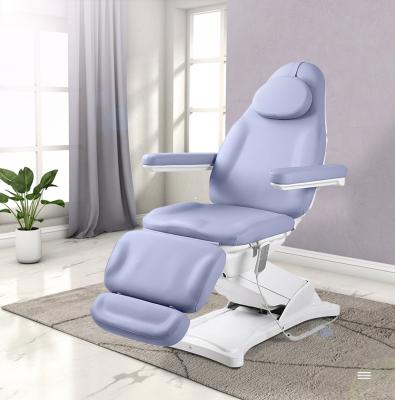 China Traditional Cosmetic Salon Chair Pedicure Table Massage Beauty Cosmetology Spa Electric Facial Bed for sale