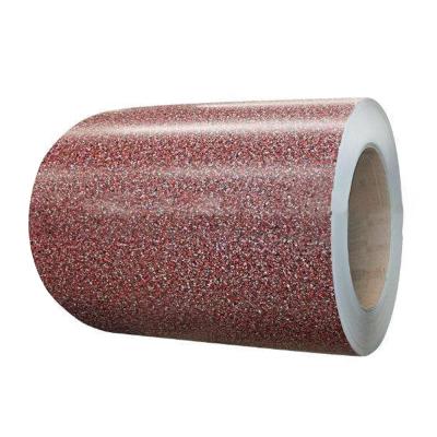 China Forms Brown Granite Pattern Transfer Printing Steel Plate Interior Wall Door Curtain Wall Decorative Color Coated VCM PCM Sheet for sale