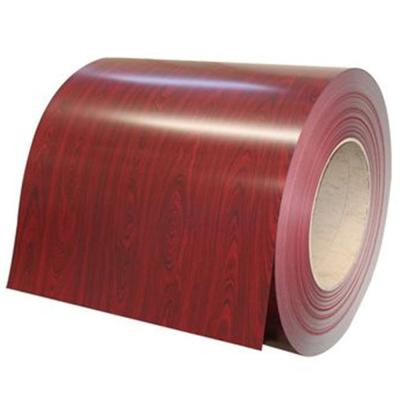 China Wall gap / furniture panel / home appliance plate rosewood grain pre-painted wall stainless steel household panel outdoor curtain interior decoration color coated wall vcm pcm sheet for sale